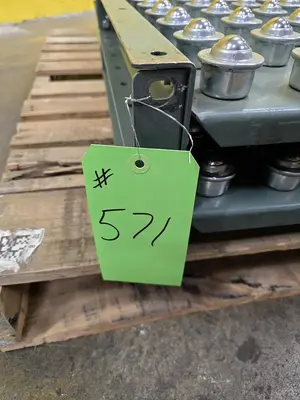Used HYTROL ROLLER BALL TRANSFER  CONVEYOR Roller Conveyors Wisconsin US | Packer City Sales #1298057