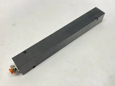 USED POLYCONN PNEUMATIC MANIFOLD 10X 1/4" NPT OUT 3/8"NPT IN