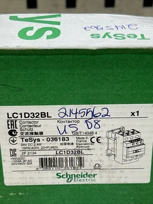 New | in-Stock Schneider LC1D32BL PLC Processors Indiana US | J&J Industrial Supply #793555