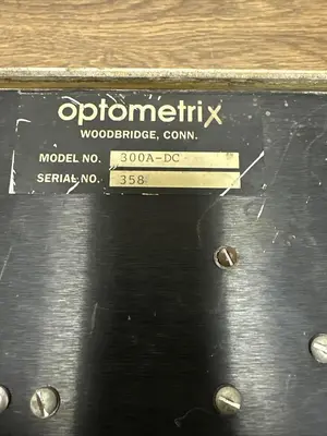 Used OPTOMETRIX 300A-DC Miscellaneous Equipment (Electrical & Power) | Surplus Asset Holdings #1202323