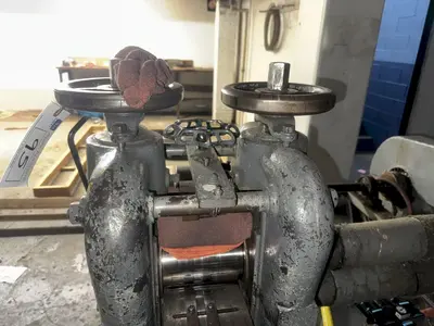 6" WIDE x 2-HIGH STANDARD AMERICAN POWERED ROLLING MILL: YOBRO #23829