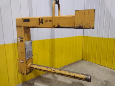 USED CALDWELL 81P-4-50 PAPER ROLL LIFTERCAPACITY 8,000 LBS