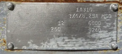 USED SULZER BINGHAM 3X4X8.25A MSD