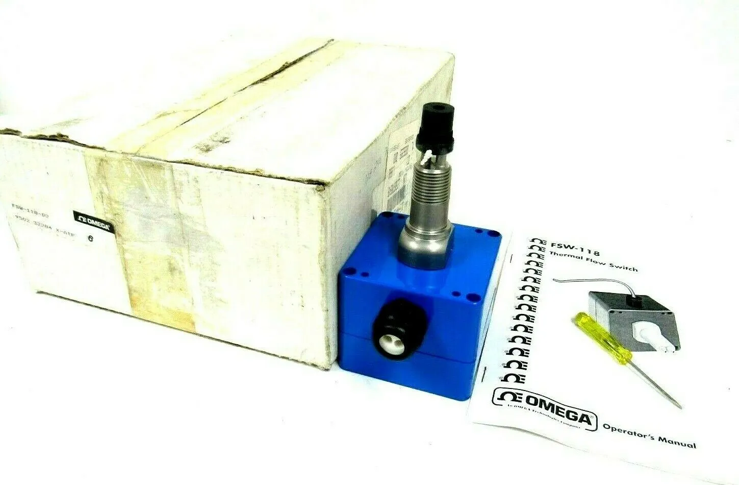 NEW OMEGA FSW-118-D2 FLOW SWITCH FSW118D2