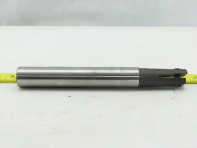 Harroun HIBF 100-800-100 FBV 1" Carbide Indexing Flat Bottom Cutter 1" Shank 8"L