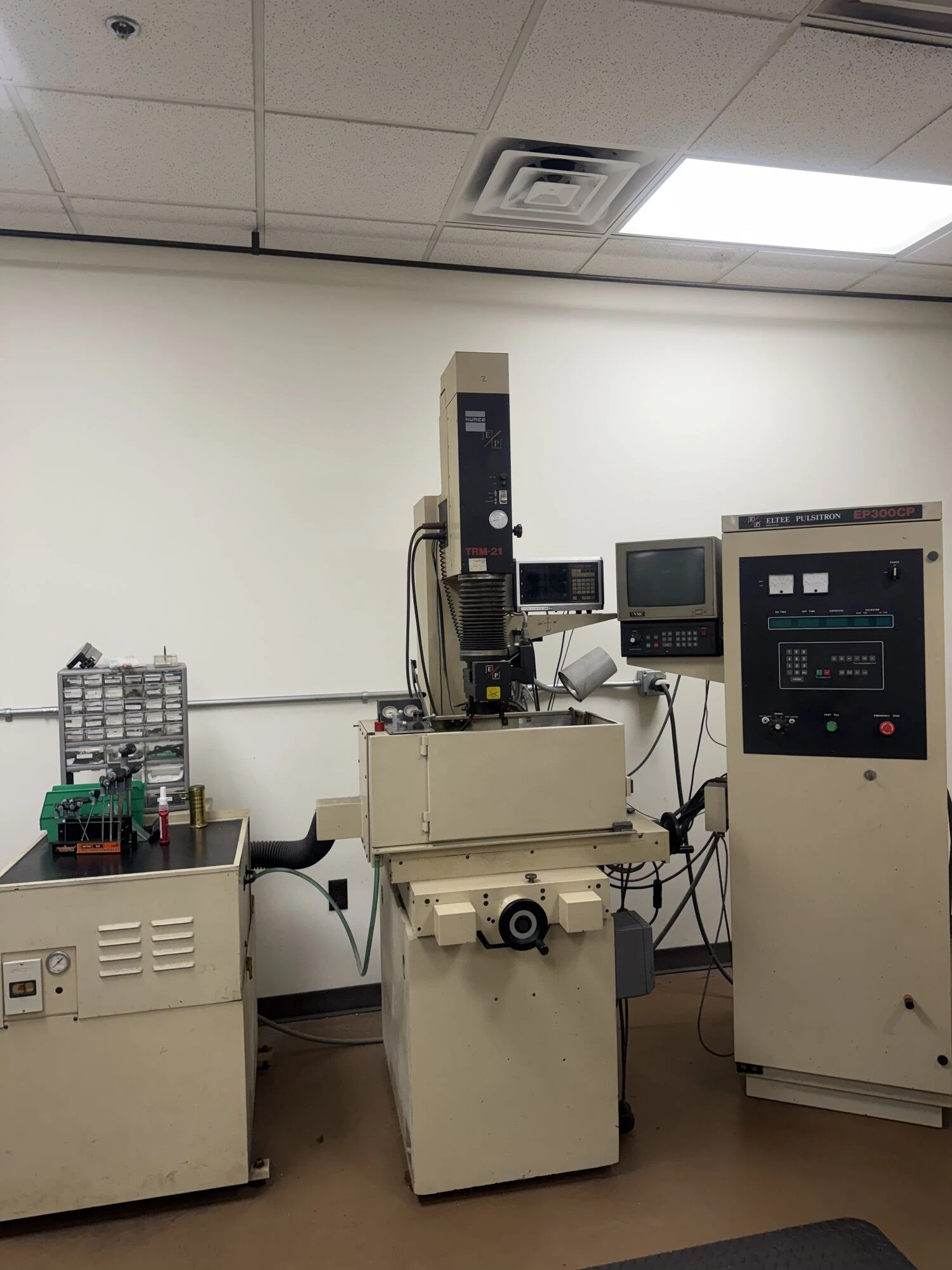 Used 1990 Eltee TRM-21 PULSITRON, "VMC" CNC ORBITING, 3R SET UP EDM Sinkers New Jersey US | Machinery Values #1266779