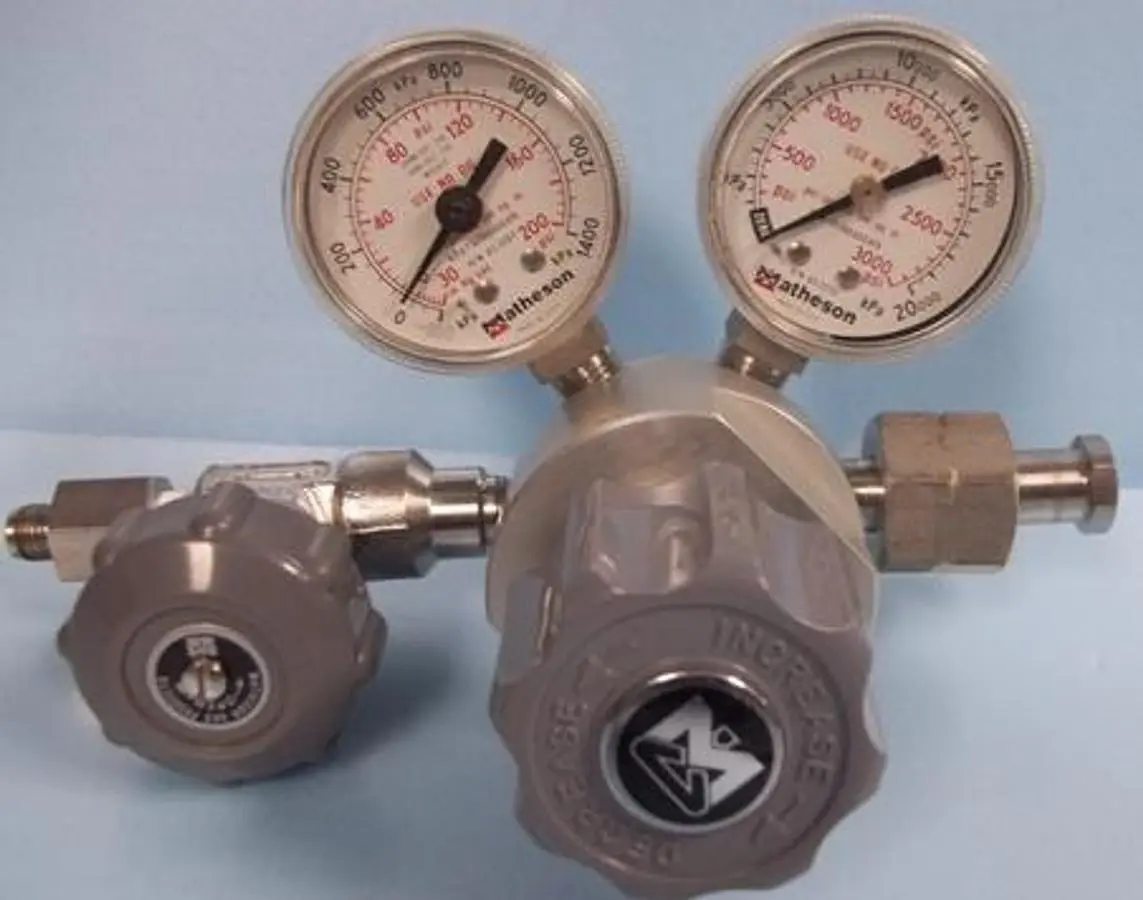 QTY. 1. MATHESON HIGH PURITY ALUMINUM GAS REGULATO...