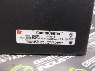 Federal Signal 300MB CommCenter Digital Message Center Used