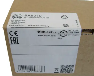 NEW SEALED IFM EFECTOR SAD10XDBFRKG/US-100-SA5010 FLOW SENSOR