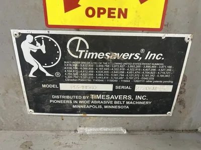 Used TIMESAVERS 143-1HD60 Wide Belt Sanders Georgia US | The Equipment Hub #1413333