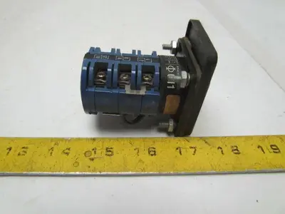 KrausNaimer C11 A048 Ammeter Switchs Switches No Knobs 2 w/o Faceplates Lot of 4