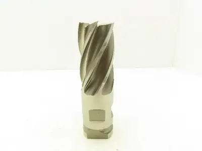 Putnam Tool PLA-333 6 Flute Coarse Rough Single End Mill HSS 2" Dia x 3" Flute
