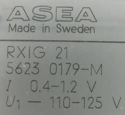 NEW ASEA 5623-0179-M RELAY RXIG-21 56230179M