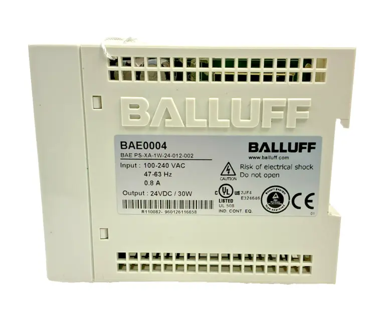 Used Balluff BAE0004 Power Supplies California US | ANACAPA EQUIPMENT BROKERS, INC #725029