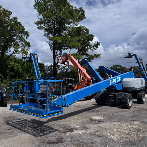 Used 2018 Genie S-80XC Telescopic Boom Lifts Florida US | Stack Equipment #1502692