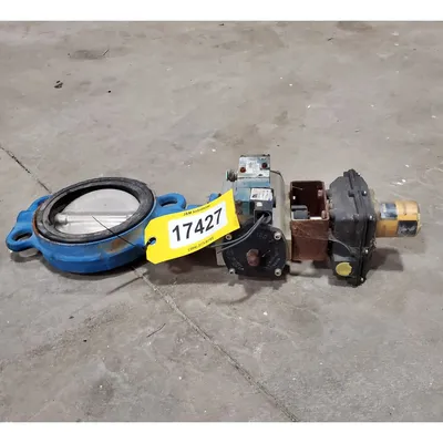 Used 6" Wafer Butterfly Valve Stainless Steel