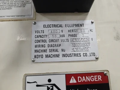 Koyo KL-600 Rough Surface Grinding Machine