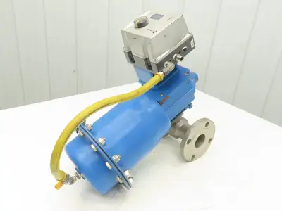 Jamesbury Quadra-Powr X QPX2C/M Pneumatic Actuator 2" 5150 Stainless Ball Valve