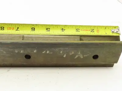 Press Brake Die 16-7/8" Long 90° V 1/2" W 1/4" D 1-3/4" H 1/2" Tang