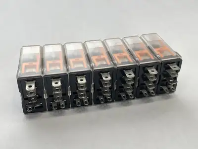 Used Dayton General Purpose Plug In Relay 15A 24VDC LOT OF 7 Relays & Switches Michigan US | Maverick Industrial Sales #1395414