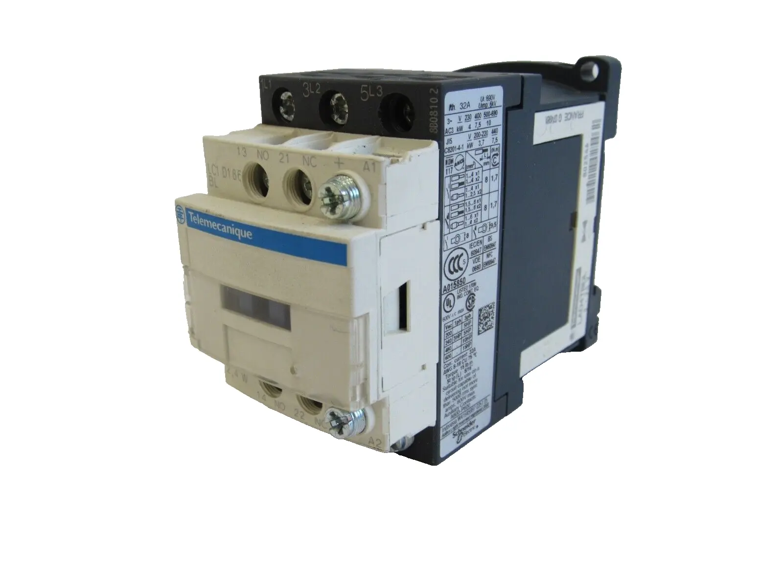 NEW SCHNEIDER ELECTRIC LC1D186BL CONTACTOR