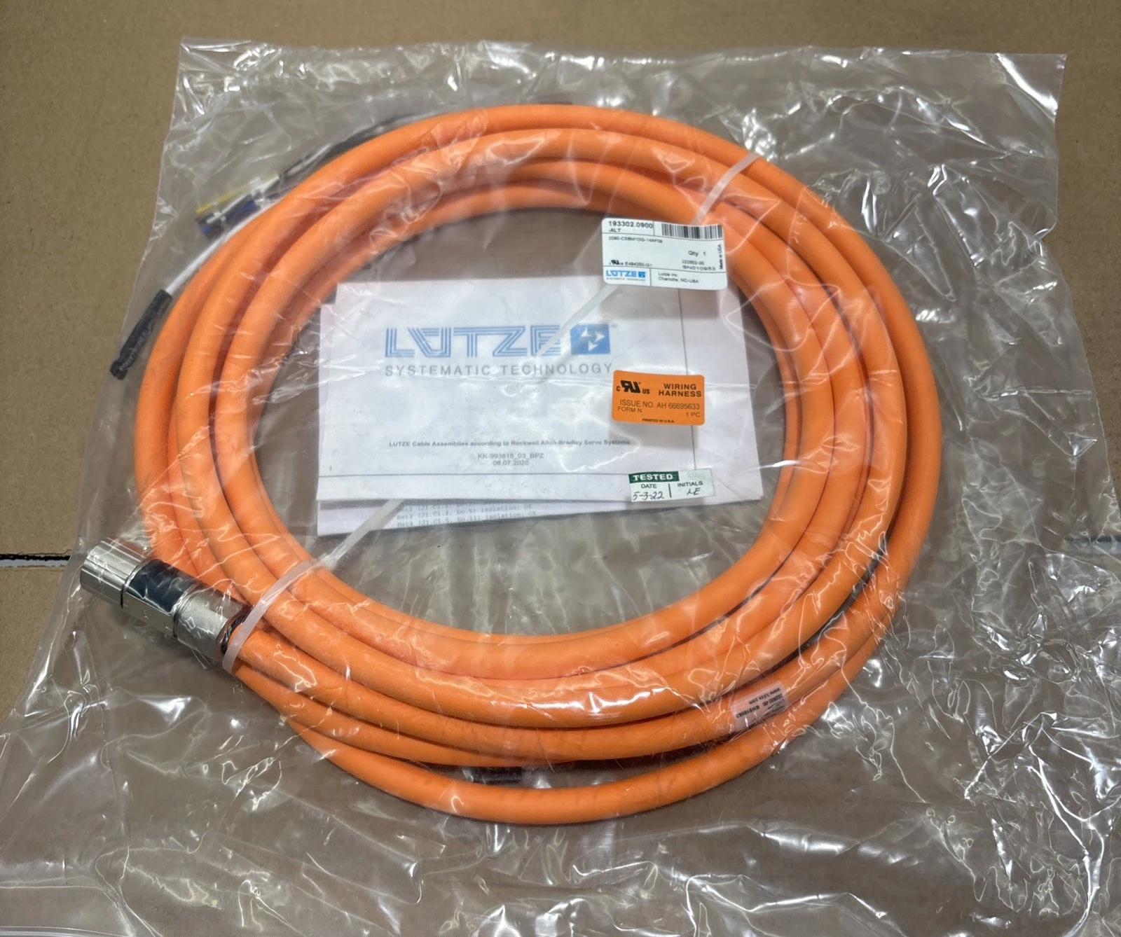 New | in-Stock LUTZE 193302.0900-ALT Miscellaneous Equipment (Electrical & Power) Indiana US | J&J Industrial Supply #1388176