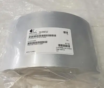 APPLIED MATERIALS ALUMINUM FILLER BLOCK BASE 20-00-07285-001/2