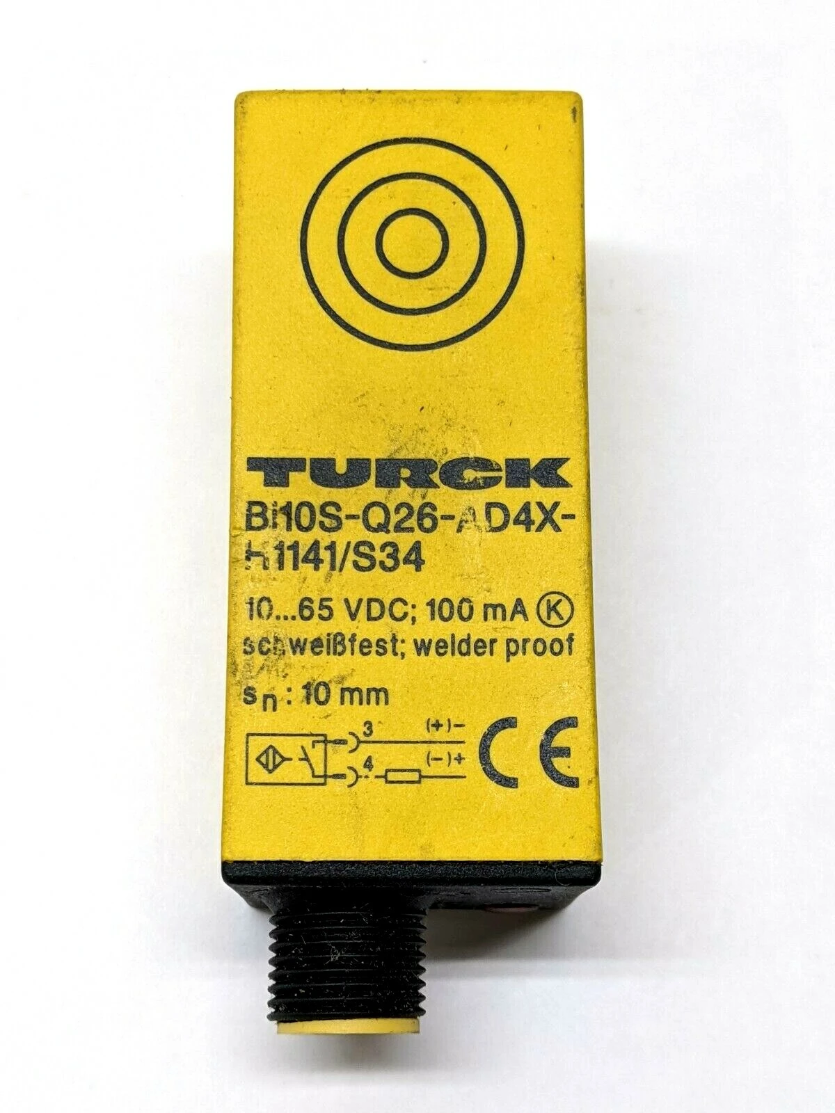 Bi10S-Q26-AD4X-H1141/S34 | Turck  Inductive Sensor Resistant to Magnetic Fields - Used