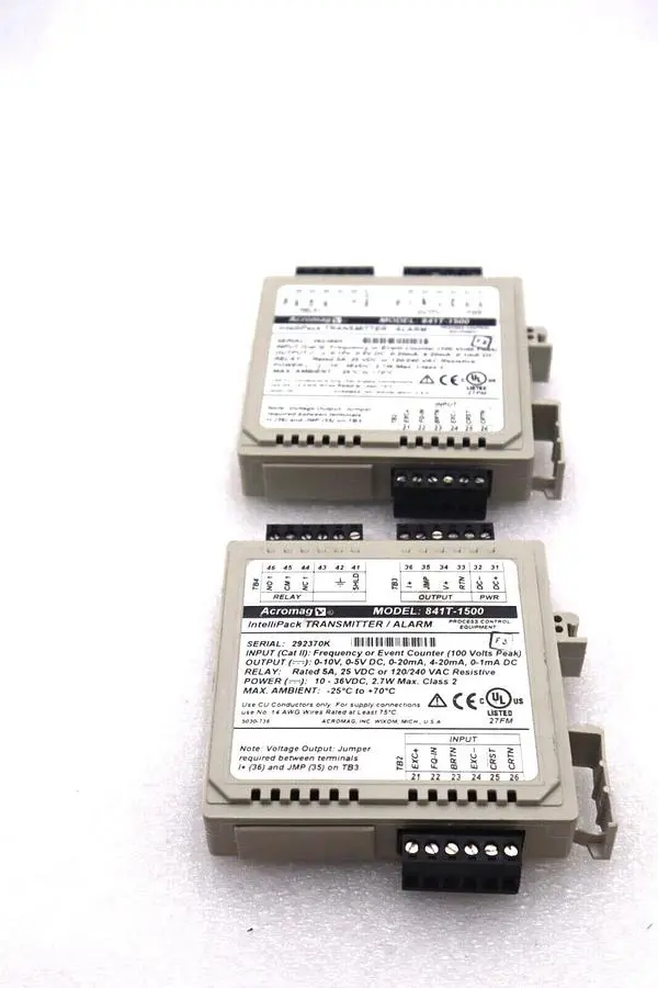 ACROMAG 841T-1500 INTELLIPACK TRANSMITTER ALARM MODULE #K-1806