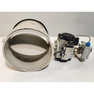 Used Jacob Tubing 10" (250mm) Dia Pneumatic Actuated Butterfly Valve Damper