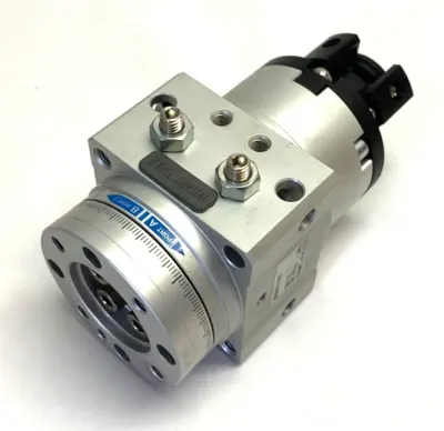USED SMC ROTARY ACTUATOR TABLE CYLINDER SINGLE VANE 180 DEGREE TURN