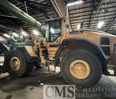 USED 2023 VOLVO L260H WHEEL LOADER WITH LOG FORKS