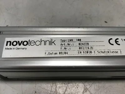 USED NOVOTECHNIK LWH100
