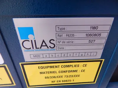 Used CILAS 1180 Analyzer Testers Texas US | Aucto #1306996