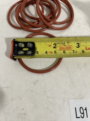Large Lot Of Various Silicone O-rings See Photos For Size Fast Shipping!