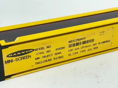 Used Banner Engineering MSXLE1624YP Light Curtains & Grids Michigan US | Maverick Industrial Sales #1396925