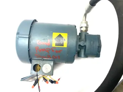 112350.00, C6T17FB61C | Leeson 112350.00 3-Phase Hydraulic Pump Motor 1/2HP 1725rpm C6T17FB61C - Used