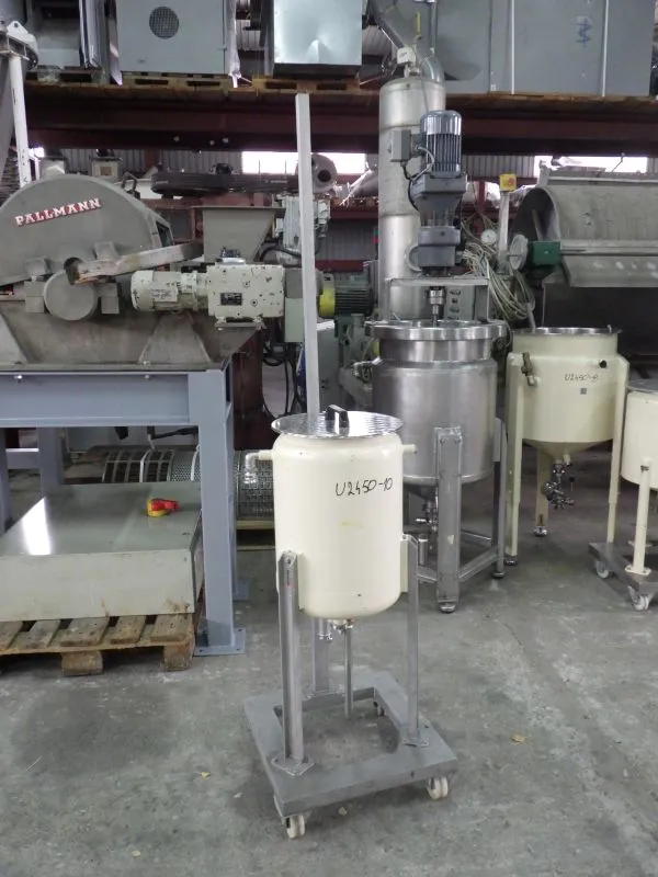 30 L Used Vertical Stainless Steel Storage Tank With Jacket