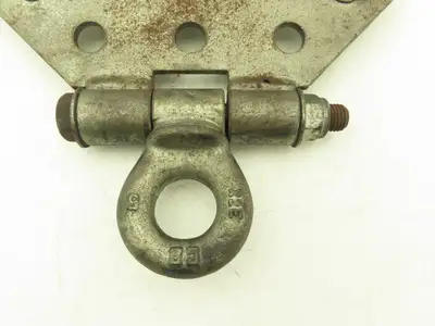 Bridge Crane Hoist Push/Load Trolley Hinged 2-7/8"W 10.75"L 3-1/8"Wheels