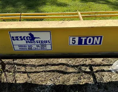 5 TON UESCO UNDERHUNG OVERHEAD CRANE: YOBRO #24610