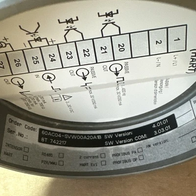 NEW Endress+Hauser 60AC04-SVW00A20A1B