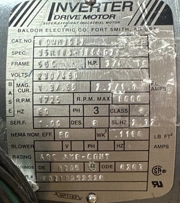 USED Baldor IDNM3542