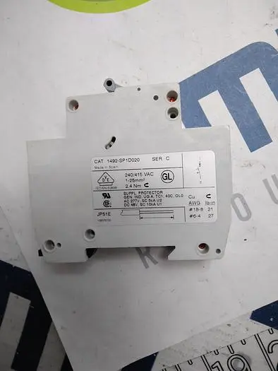 Used ALLEN BRADLEY 1492-SP1D020 Circuit Breakers | SMT Resource #484939
