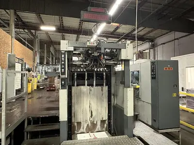 USED 1988 BOBST AUTOPLATINE SP102-CER DIE CUTTER W/ BLANKING