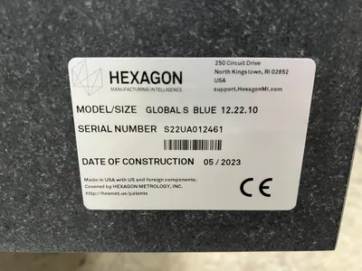 2023 HEXAGON Global S Blue 12.22.10 Coordinate Measuring Machines | Machnet (8)