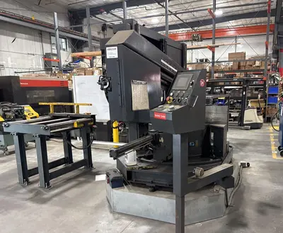 16" X 28" COSEN MODEL #SH-710LDM HORIZONTAL 60° MITERING BAND SAW: STOCK #23643