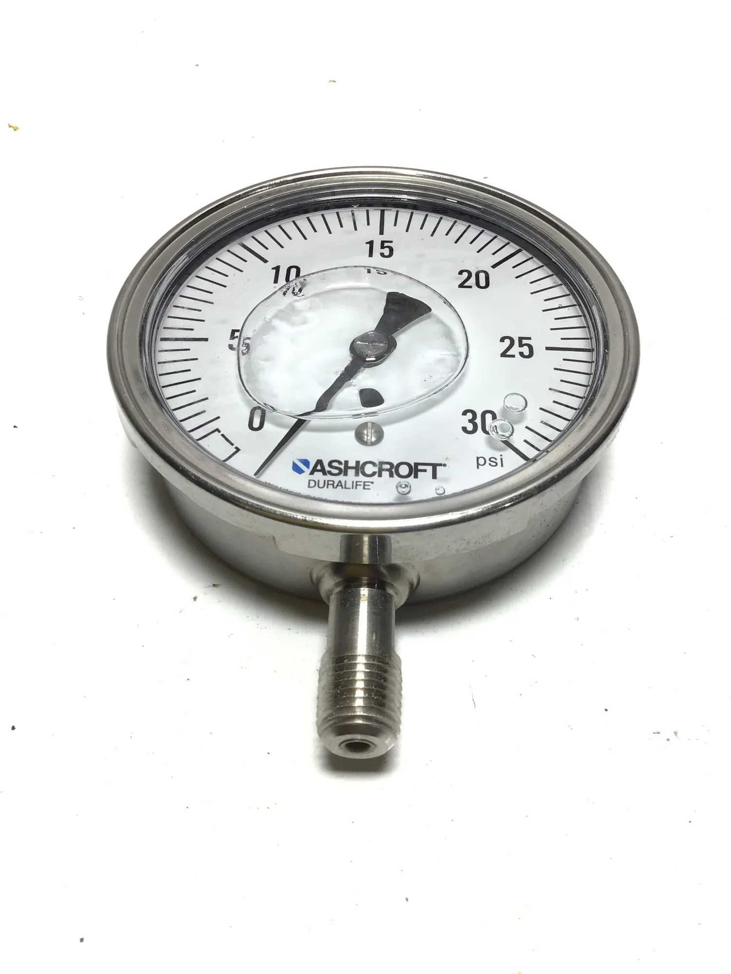 Ashcroft 35-1009-SWL-02L-30 Duralife Pressure Gauge 3-1/2 in (Lot of 2)