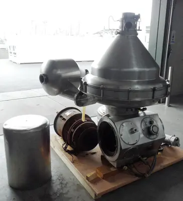 Alfa-Laval MRPX 318 HGV-74C cold milk separator, 316SS.