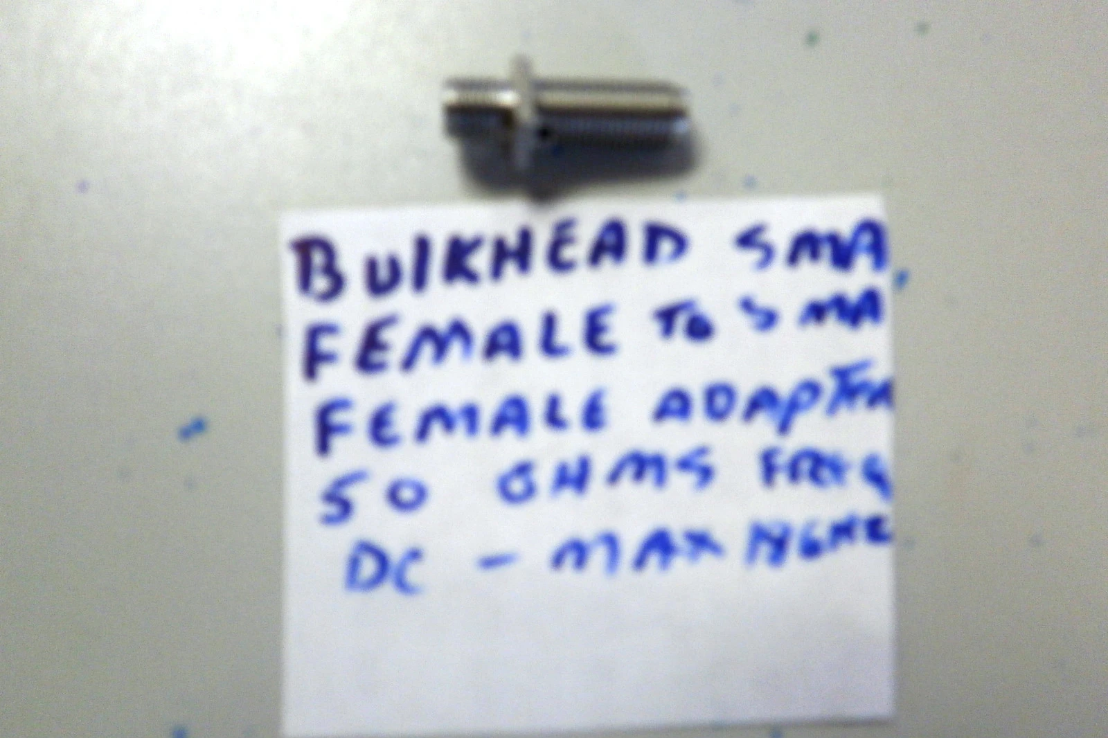New Bulkhead SMA Female to SMA Female Adapter