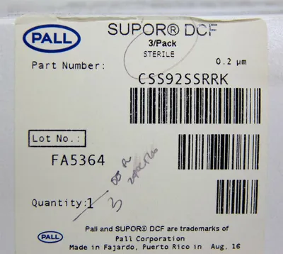 NEW PALL Supor DCF Suporflo